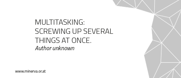 Multitasking - Screwing up several things at once