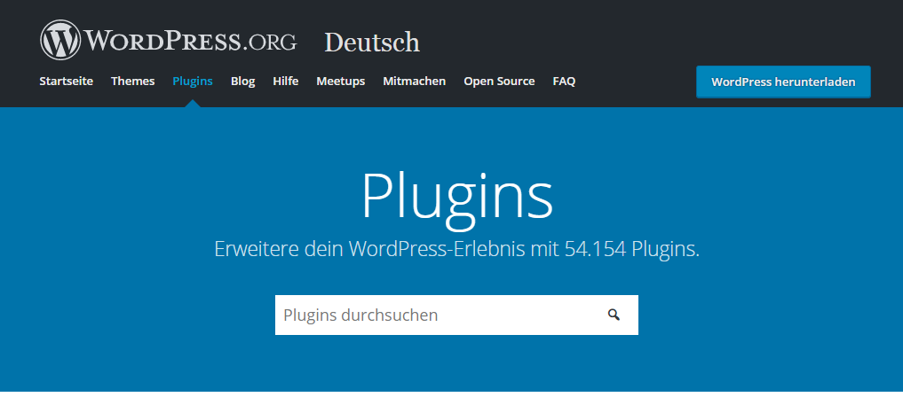 Wordpress Plugins Extension Erweiterung