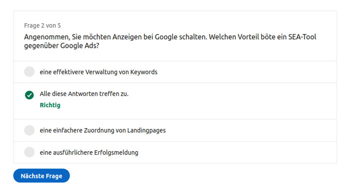 Linkedin Learning Kapiteltest