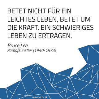 Minerva quote Bruce Lee
